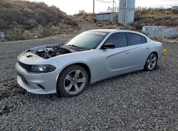 2C3CDXBG7KH736716 2019 DODGE CHARGER Серебряный Передняя левая четверть