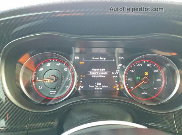 2C3CDXBG7KH736716 2019 DODGE CHARGER Серебряный Вид щитка приборов