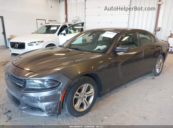 2C3CDXBG8KH657524 2019 DODGE CHARGER Серый Передняя левая четверть