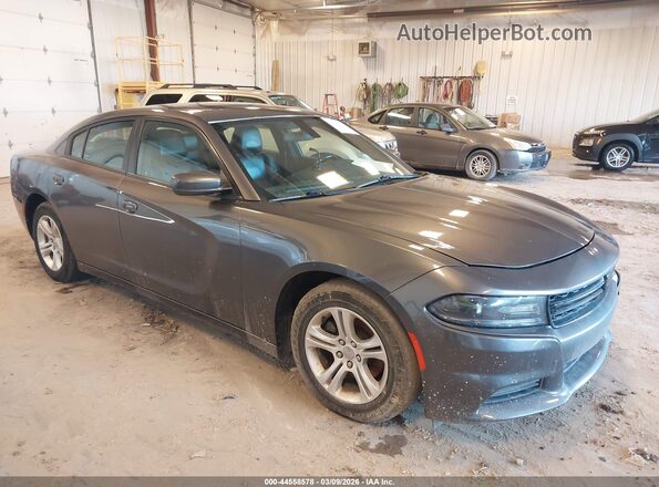 2C3CDXBG8KH657524 2019 DODGE CHARGER Серый Передняя правая четверть