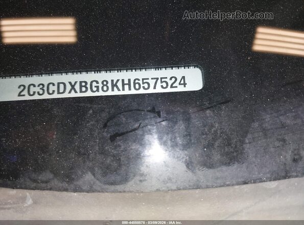 2C3CDXBG8KH657524 2019 DODGE CHARGER Серый Вид подкапотного пространства