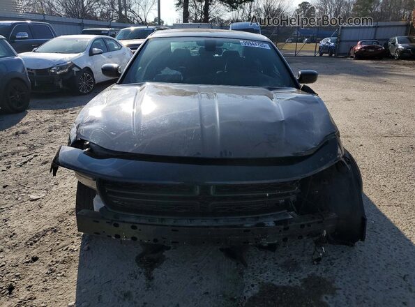 2C3CDXBG8KH658379 2019 DODGE CHARGER Black Вид спереду