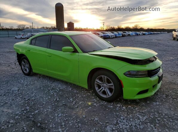 2C3CDXBG8KH695576 2019 DODGE CHARGER Green წინა მარჯვენა