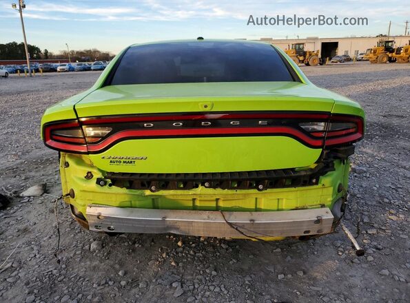 2C3CDXBG8KH695576 2019 DODGE CHARGER Green უკანა ხედი
