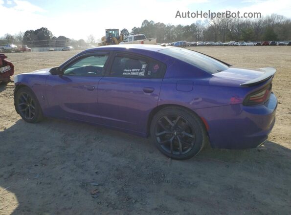 2C3CDXBG9KH532497 2019 DODGE CHARGER Фиолетовый Задняя левая четверть