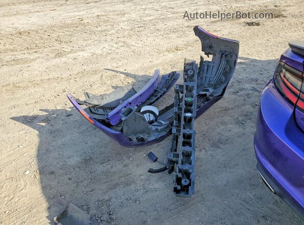 2C3CDXBG9KH532497 2019 DODGE CHARGER Фиолетовый Вид подкапотного пространства