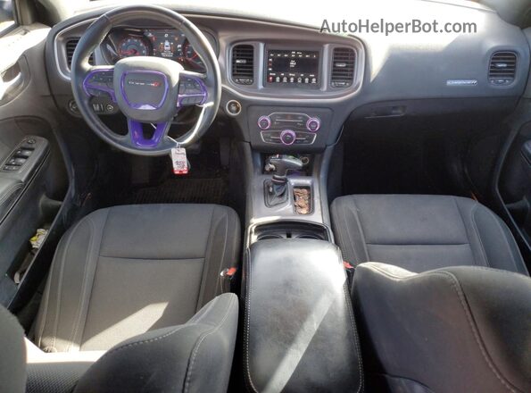 2C3CDXBG9KH532497 2019 DODGE CHARGER Фиолетовый Вид панели приборов
