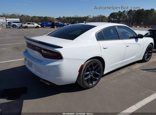2C3CDXBG9KH599486 2019 DODGE CHARGER Белый Задняя правая четверть