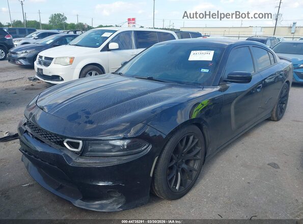 2C3CDXBG9KH640862 2019 DODGE CHARGER Black Przód lewy