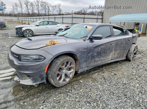 2C3CDXCT1KH730115 2019 DODGE CHARGER Серый Передняя левая четверть