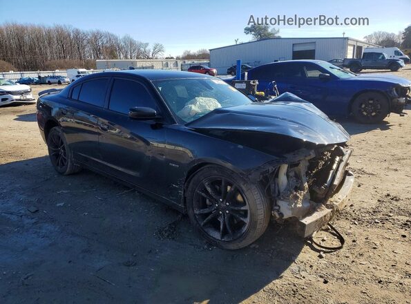 2C3CDXCT2GH154638 2016 DODGE CHARGER Black Front right