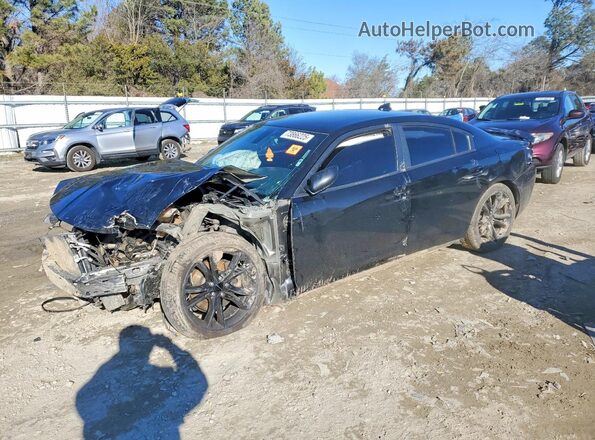 2C3CDXCT2GH154638 2016 DODGE CHARGER Black Front left