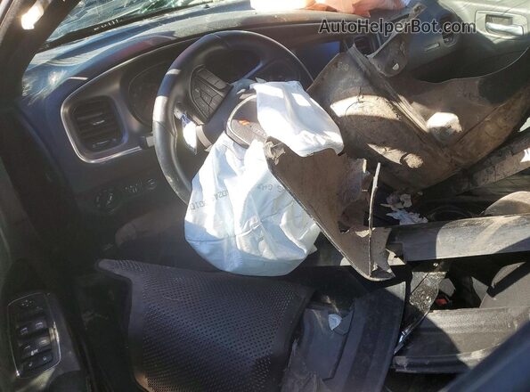 2C3CDXCT2GH154638 2016 DODGE CHARGER Black Dashboard view
