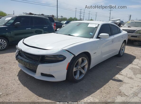 2C3CDXCT2HH572053 2017 DODGE CHARGER White Передня ліва чверть