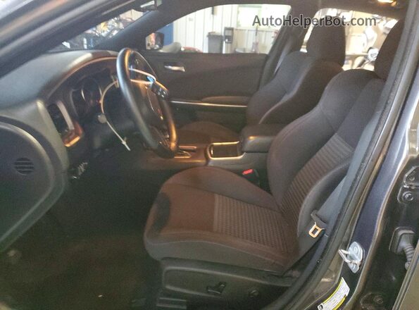 2C3CDXCT2KH552599 2019 DODGE CHARGER Black Սալոնի դիմացի տեսք