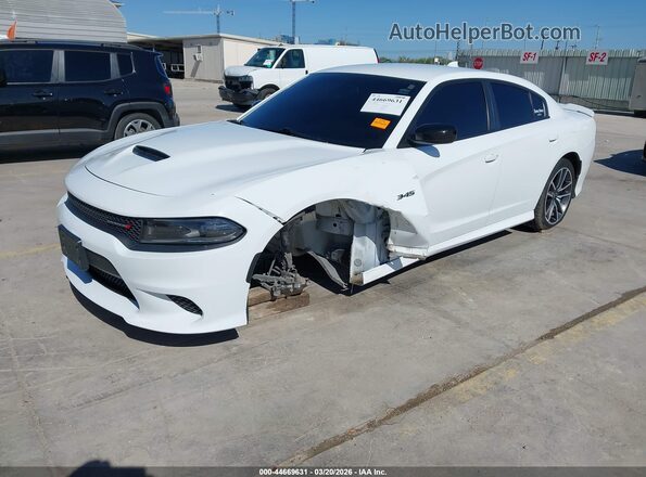 2C3CDXCT2PH599218 2023 DODGE CHARGER White Առջևի ձախ երեք քառորդ տեսարան