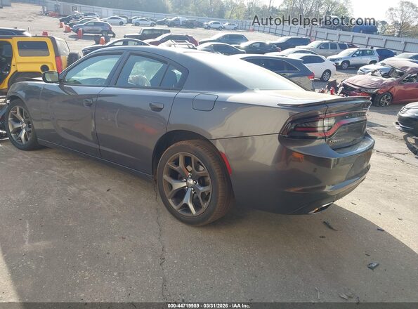 2C3CDXCT3JH213140 2018 DODGE CHARGER Gray Rear left