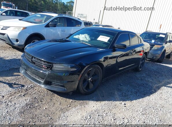 2C3CDXCT4HH602962 2017 DODGE CHARGER Черный Передняя левая четверть