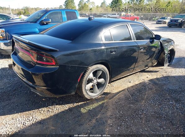 2C3CDXCT4HH602962 2017 DODGE CHARGER Черный Задняя правая четверть
