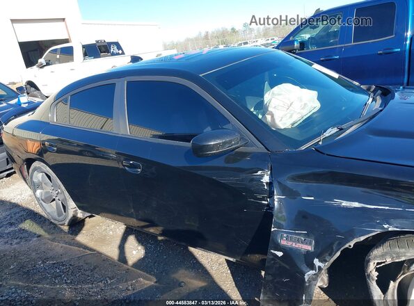 2C3CDXCT4HH602962 2017 DODGE CHARGER Черный Вид задней части салона