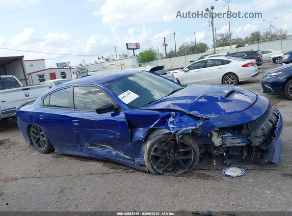 2C3CDXCT4MH625460 2021 DODGE CHARGER Blue Սալոնի հետևի տեսք