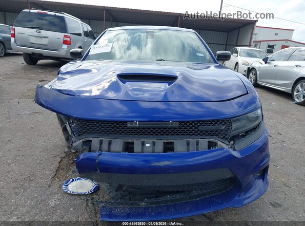 2C3CDXCT4MH625460 2021 DODGE CHARGER Blue Սարքավորումների վահանակի տեսք
