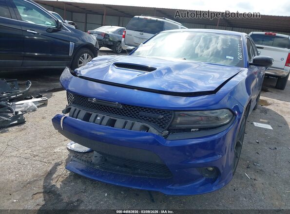 2C3CDXCT4MH625460 2021 DODGE CHARGER Blue Դիմացի տեսք