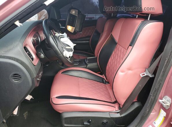 2C3CDXCT5GH222558 2016 DODGE CHARGER Розовый Вид салона спереди