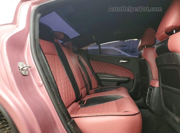 2C3CDXCT5GH222558 2016 DODGE CHARGER Розовый Вид задних сидений