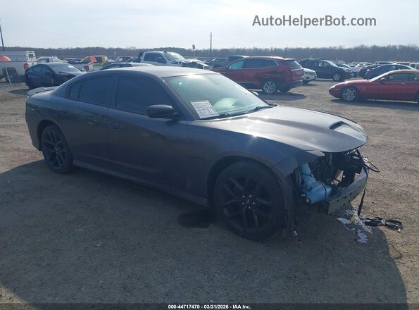 2C3CDXCT5NH244329 2022 DODGE CHARGER Gray Передня права чверть