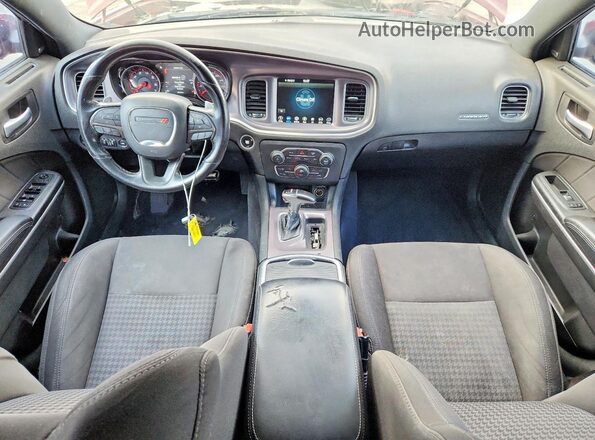 2C3CDXCT6KH721684 2019 DODGE CHARGER Burgundy წინა პანელის ხედი