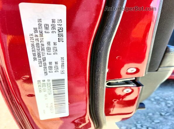 2C3CDXCT6KH721684 2019 DODGE CHARGER Burgundy ძრავის განყოფილების ხედი