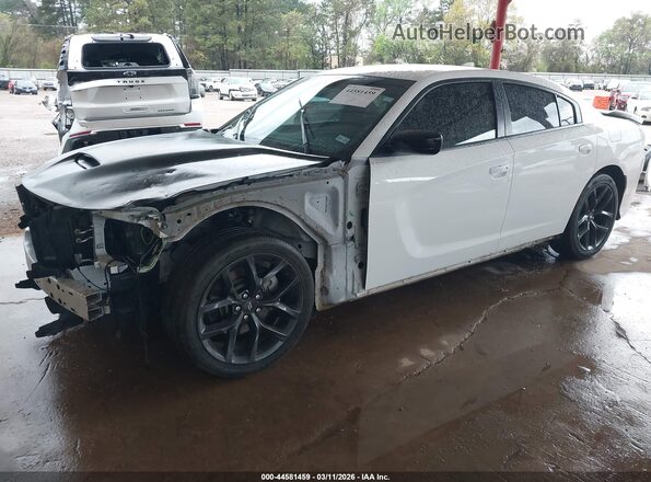 2C3CDXCT6MH575502 2021 DODGE CHARGER Белый Передняя левая четверть