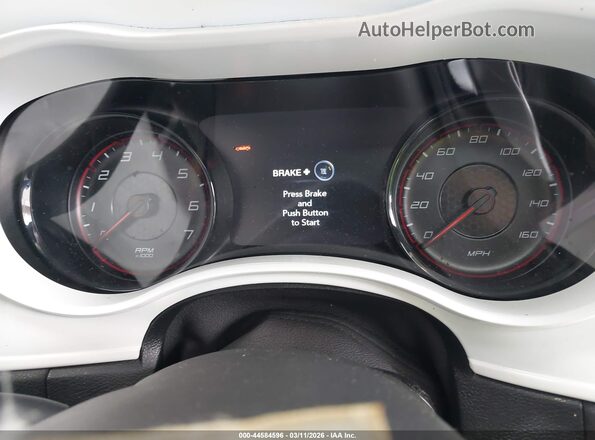 2C3CDXCT7JH230166 2018 DODGE CHARGER Белый Вид задних сидений