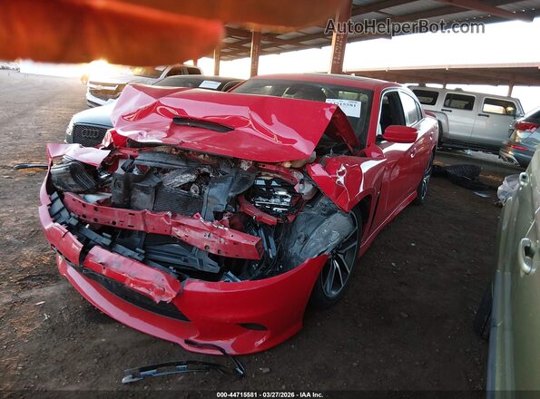 2C3CDXCT7MH640311 2021 DODGE CHARGER Red Przód lewy