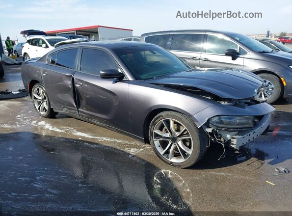 2C3CDXCT8GH347277 2016 DODGE CHARGER Серый Передняя правая четверть