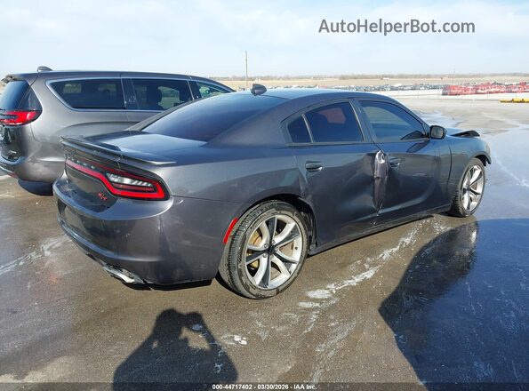 2C3CDXCT8GH347277 2016 DODGE CHARGER Серый Задняя правая четверть