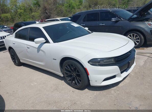 2C3CDXCT8JH145711 2018 DODGE CHARGER Белый Передняя правая четверть