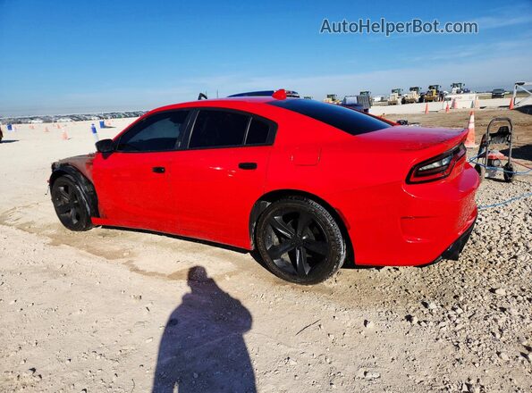 2C3CDXCT8JH234520 2018 DODGE CHARGER Red უკანა მარცხენა