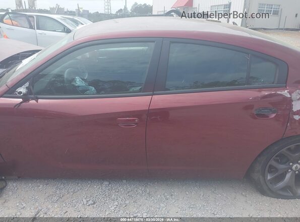 2C3CDXCT8KH526623 2019 DODGE CHARGER Maroon Սալոնի հետևի տեսք