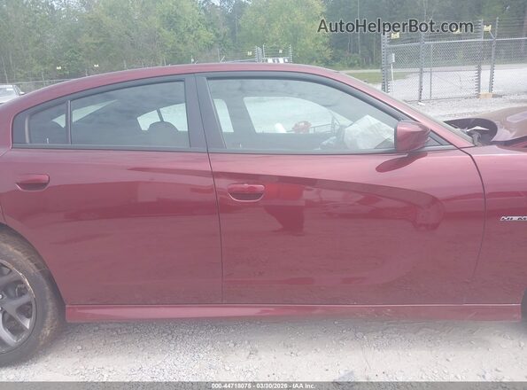 2C3CDXCT8KH526623 2019 DODGE CHARGER Maroon Սարքավորումների վահանակի տեսք