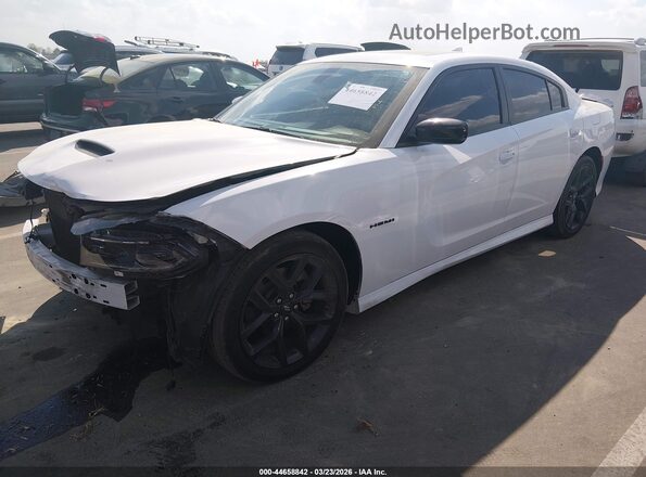 2C3CDXCT8NH153829 2022 DODGE CHARGER White Front left