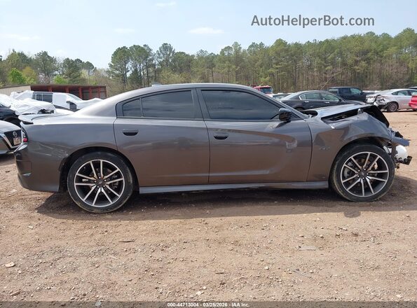2C3CDXCT8PH604423 2023 DODGE CHARGER Gray Vista interior trasera