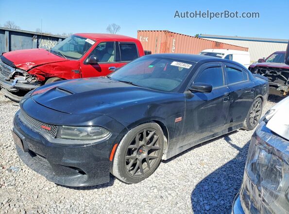 2C3CDXCT9HH628120 2017 DODGE CHARGER Black Передня ліва чверть