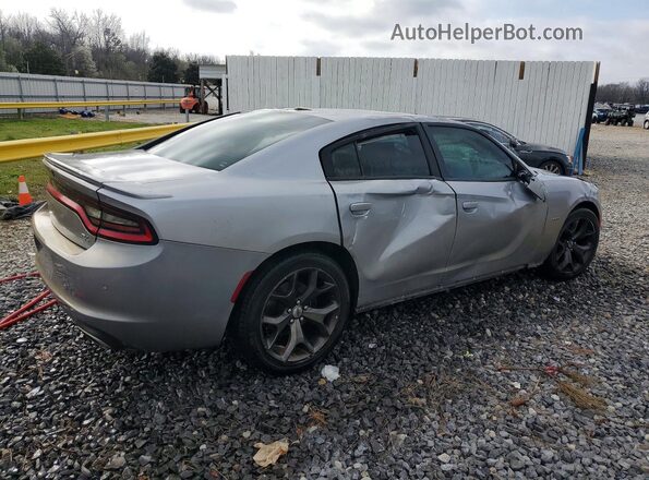 2C3CDXCT9JH233229 2018 DODGE CHARGER Silver Задня права чверть