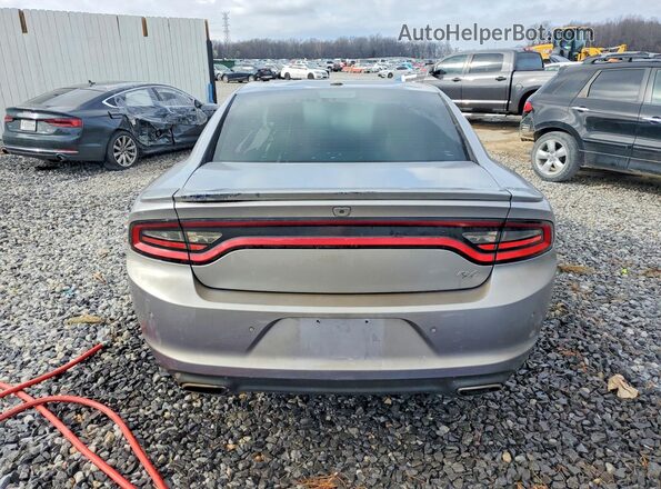 2C3CDXCT9JH233229 2018 DODGE CHARGER Silver Вид ззаду