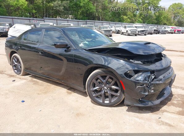 2C3CDXCT9PH599426 2023 DODGE CHARGER Black Przód prawy