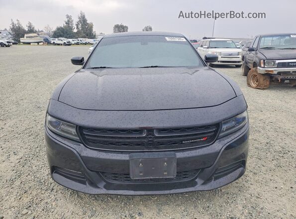 2C3CDXCTXGH210647 2016 DODGE CHARGER Black Widok z przodu