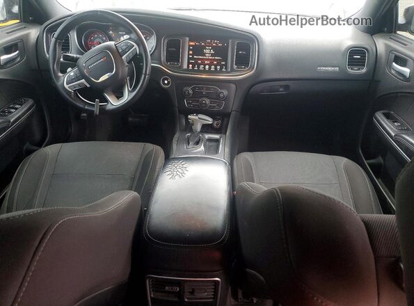 2C3CDXCTXGH210647 2016 DODGE CHARGER Black Widok deski rozdzielczej