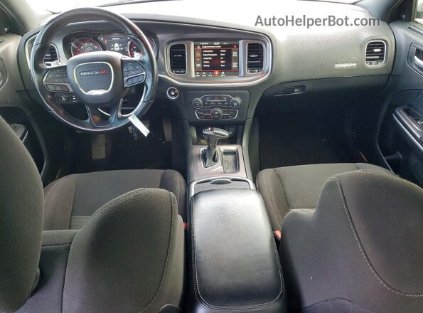 2C3CDXCTXKH757202 2019 DODGE CHARGER Белый Вид панели приборов